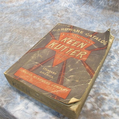 1930 Simmons Keen Kutter Hardware Catalog No U Vintage Advertising Sign Tools