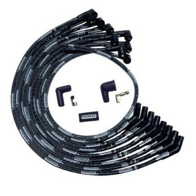 Moroso 51573 Wire Set Ultra Sleeved 135 Deg Plug End Black For Sb Ford 351W NEW