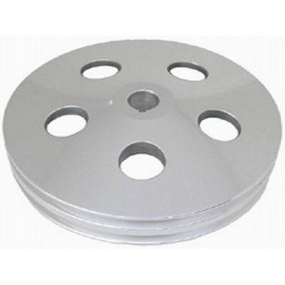 Racing Power R8847 Satin Power Steering 2V Pulley w/Keyway NEW