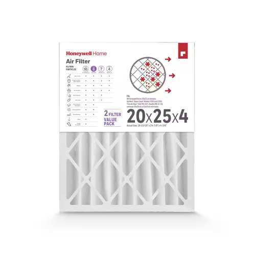 Honeywell Home 20 x 25 x 4 Pleated Furnace Air Filter FPR 8,
