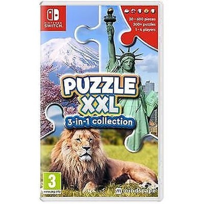 Jigsaw Puzzle XXL 3-in-1 Collection Nintendo Switch 30-600 Parts X 300 1-4 Jou