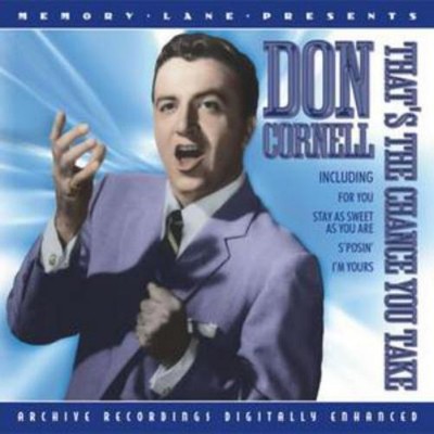 Don Cornell That's the Chance You Take (CD) Album