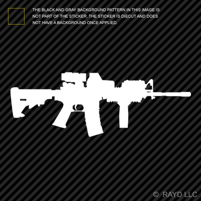 (2x) AR15 M16 Sticker Die Cut Decal Self Adhesive Vinyl ar-15 m-16 2a #4
