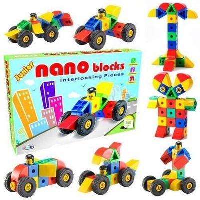 Nabhya Construcción Aprendizaje Encajable Bloques de Juguete Para 2-5 Años Niños