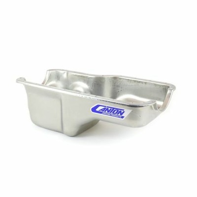 Canton Racing 11-900 Oil Pan Circle Track Steel 4 qt. Rear Sump For Ford
