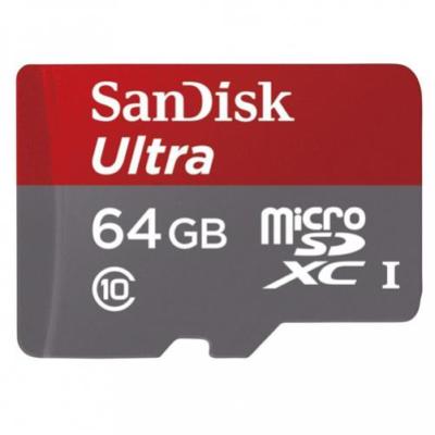 SANDISK 64GB MICRO-SD SDXC MEMORY CARD HIGH SPEED CLASS 10 UHS-1 for SMARTPHONES