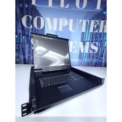 Startech RKCONS17HD VGA RACKMOUNT KVM CONSOLE INTEGRATED LCD MONITOR KVM SWITCH