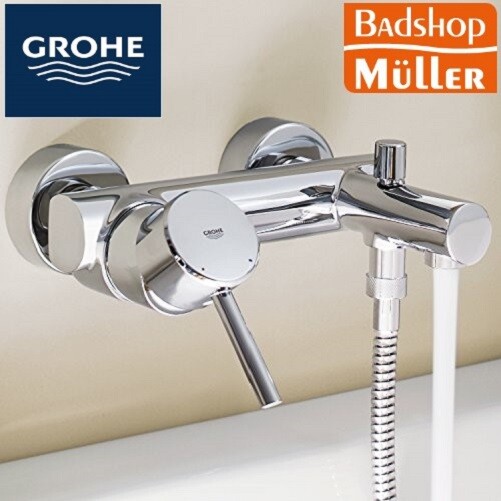 Grohe Concetto Wannenbatterie Einhand Bade Armatur für Badewanne Chrom 32211001