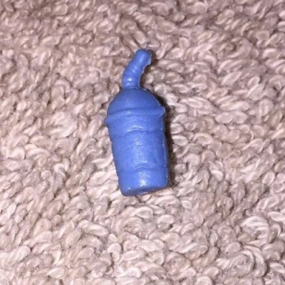 Vintage Polly Pocket - Blue Drink With Straw