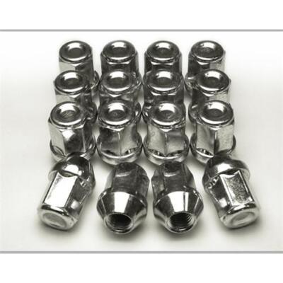 M12 x 1.5, 21mm Hex Alloy Wheel Nuts for Kia cars. Set of 16.