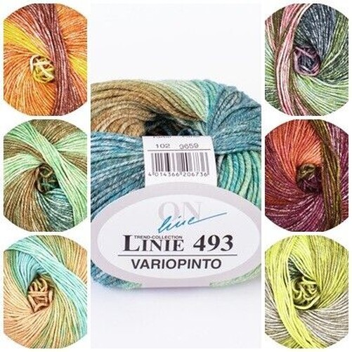 Laine Online Linie 493 Variopinto 50g Coton Viscose
