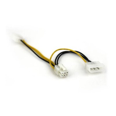 VCOM - power adapter - 6 pin PCIe power to 4 pin internal power - 6 in