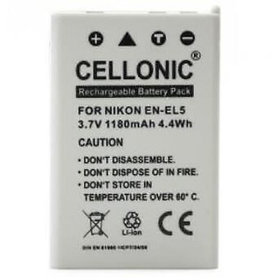 Battery for Nikon Coolpix P520 P510 P100 P530 P90 P80 1000mAh EN-EL5