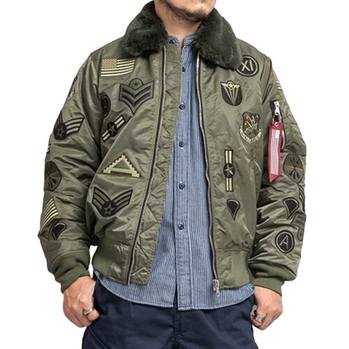 Mens Military Flight Bomber Jacket MA-1 Army Detachable