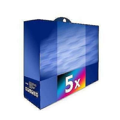 5x Europcart Cartridge for Epson Stylus SX-230 SX-420-W L-300 SX-435-W S-22
