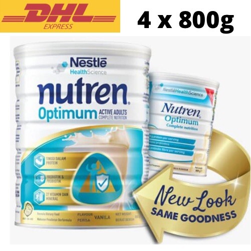 Nestle NUTREN OPTIMUM Complete Nutrition Adult Milk Beverage