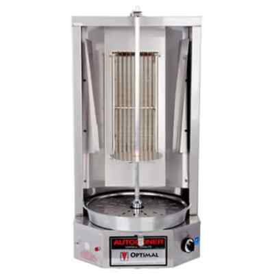 Optimal Automatics Autodoner 35 LB Gas Vertical Gyro Broiler & Rotisserie - Nat