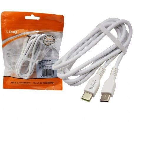 Cavo Di Ricarica Rapida Da Plug Type C Tipo C a Type C Linq Tpc-9256