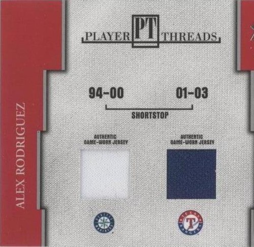 2004 Donruss Throwback Threads - Alex Rodriguez #PT-2