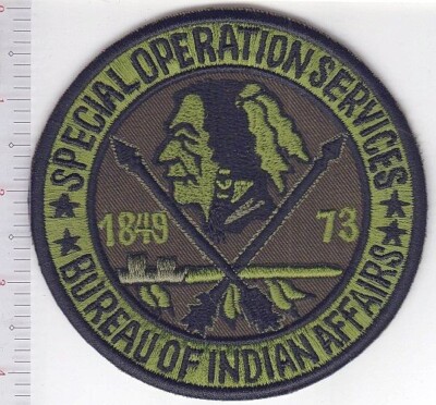 Indian Tribe Law Enforcement Bureau of Indian Affairs BIA Special Operations Ser