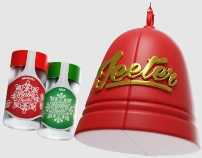 Jeeter Bell Red Holiday Ornament