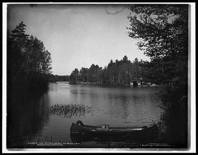 Photo:Outlet, Upper St. Regis Lake, Adirondack Mountains, The