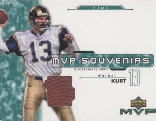 2001 Upper Deck MVP Kurt Warner #KW