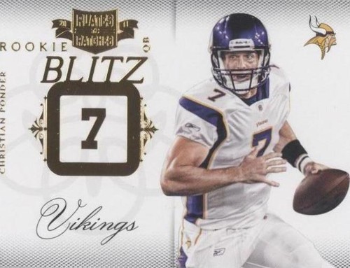 2011 Panini Plates & Patches Christian Ponder #23