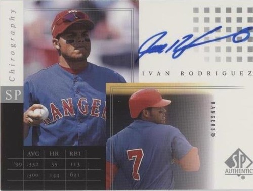 2000 SP Authentic - Ivan Rodriguez #IR