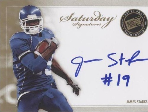 2010 Press Pass James Starks #SS-JS