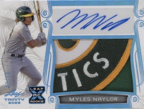 2023 Leaf Trinity - Myles Naylor #PA-MN1