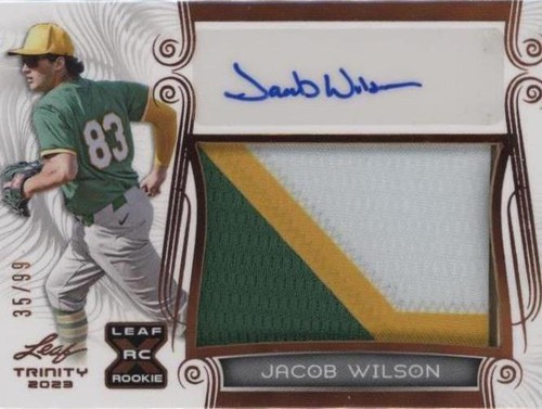 2023 Leaf Trinity - Jacob Wilson #PA-JW1