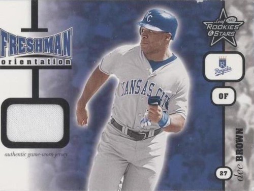 2001 Leaf Rookies & Stars - Dee Brown #FO 25