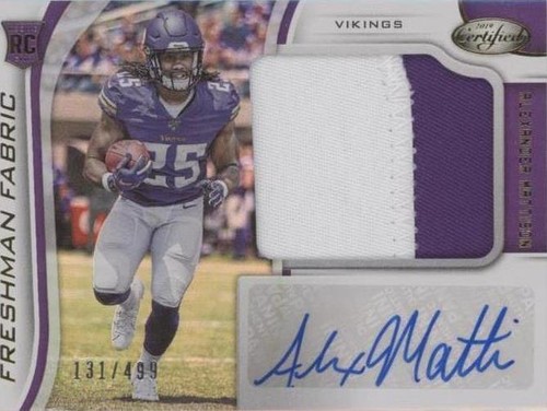 2019 Panini Certified Alexander Mattison #230