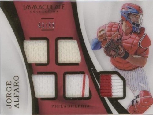 2017 Panini Immaculate Collection - Jorge Alfaro #IM-JA