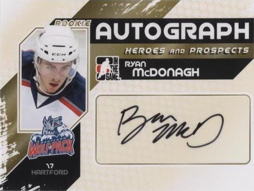 2010-11 In the Game Heroes and Prospects - Ryan McDonagh #A-RMC