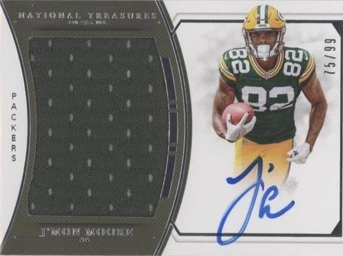 2018 Panini National Treasures J'Mon Moore #RMS-JM