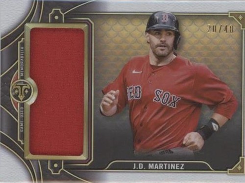 2022 Topps Triple Threads - J.D. Martinez #SJR1-JM1