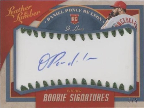 2019 Panini Leather & Lumber - Daniel Poncedeleon #143