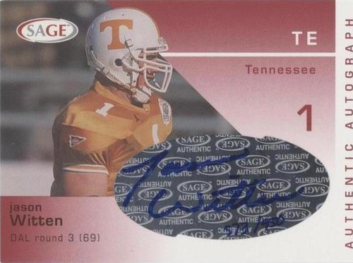 2003 SAGE Jason Witten #A44