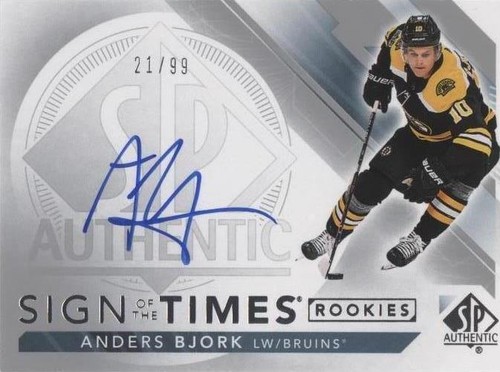 2017-18 SP Authentic - Anders Bjork #SOTR-AB