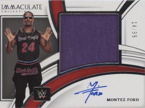 2022 Panini Immaculate Collection WWE - Montez Ford #PM-MZF