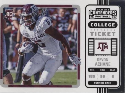 2023 Panini Chronicles Draft Picks De'Von Achane #11