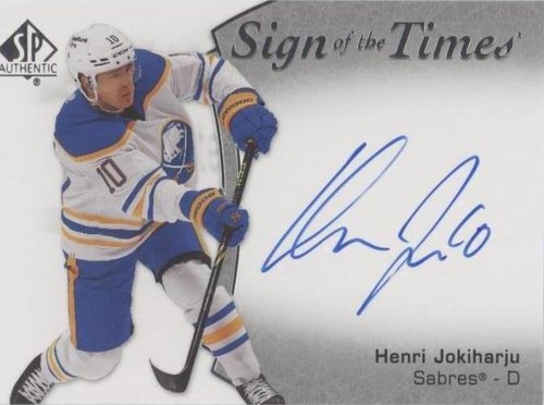 2021-22 SP Authentic - Henri Jokiharju #SOTT-HJ