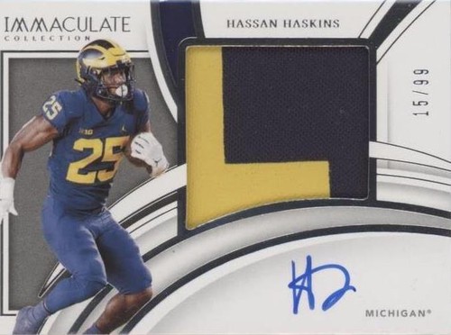 2022 Panini Immaculate Collection Collegiate Hassan Haskins #PP49