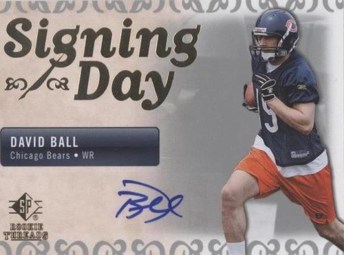 2007 SP Rookie Threads David Ball #SDA-BA