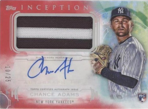 2019 Topps Inception - Chance Adams #IAP-CA