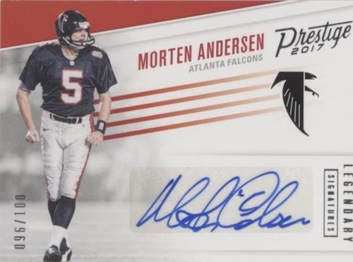 2024 Panini Prizm MORTEN ANDERSEN #211 (Blue Disco) New