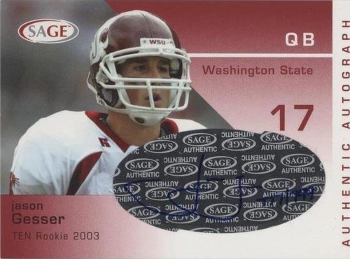 2003 SAGE Jason Gesser #A17
