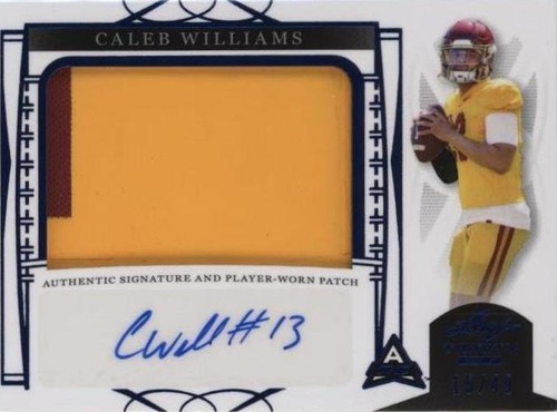 2022 Leaf Trinity Caleb Williams #PA-CW1